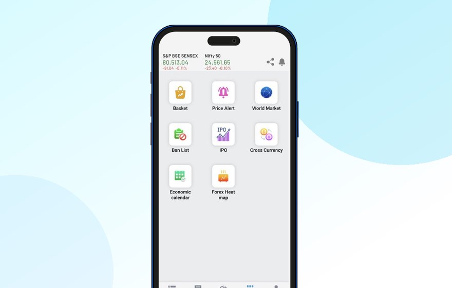 Account processes on the Vardhaman app